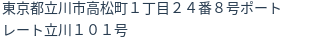 住所(登記所在地)