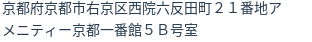住所（登記所在地）