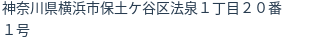 住所(登記所在地)