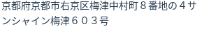 住所(登記所在地)