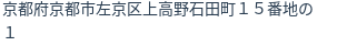 住所(登記所在地)