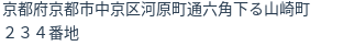 住所（登記所在地）