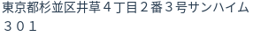 住所(登記所在地)