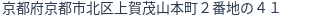 住所（登記所在地）