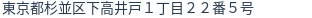 住所(登記所在地)