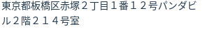 住所(登記所在地)