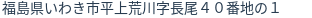 住所(登記所在地)