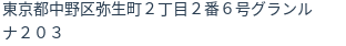 住所(登記所在地)