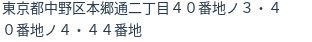 住所(登記所在地)