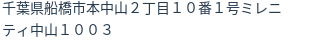 住所(登記所在地)