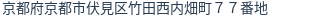 住所（登記所在地）