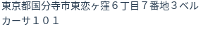 住所（登記所在地）