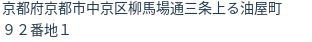 住所（登記所在地）