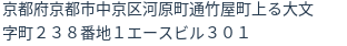 住所(登記所在地)