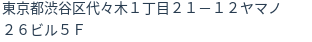 住所(登記所在地)