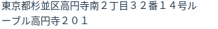住所（登記所在地）