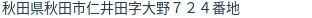 住所(登記所在地)