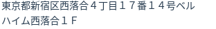 住所（登記所在地）
