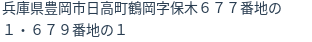 住所(登記所在地)
