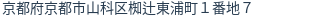 住所(登記所在地)