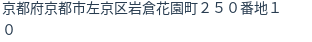 住所（登記所在地）