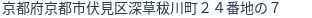 住所(登記所在地)