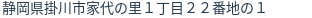 住所(登記所在地)
