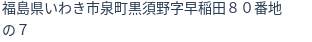 住所(登記所在地)