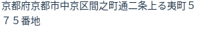 住所(登記所在地)