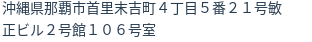 住所(登記所在地)