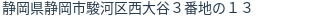 住所（登記所在地）
