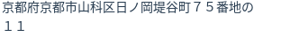 住所（登記所在地）