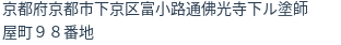住所(登記所在地)