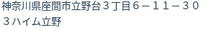 住所（登記所在地）