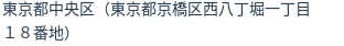 住所(登記所在地)