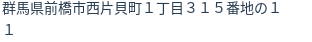 住所（登記所在地）