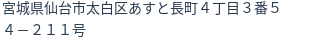 住所(登記所在地)