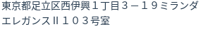 住所(登記所在地)