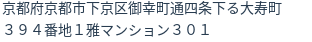 住所(登記所在地)