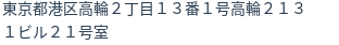 住所(登記所在地)