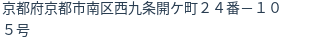 住所（登記所在地）