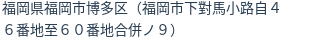 住所（登記所在地）