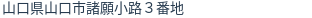 住所(登記所在地)