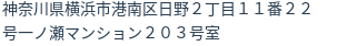 住所(登記所在地)