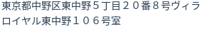住所（登記所在地）