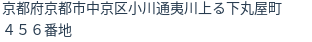 住所（登記所在地）