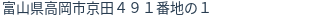 住所（登記所在地）
