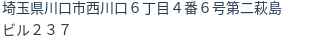 住所(登記所在地)