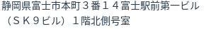住所（登記所在地）