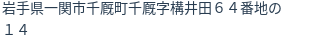 住所(登記所在地)